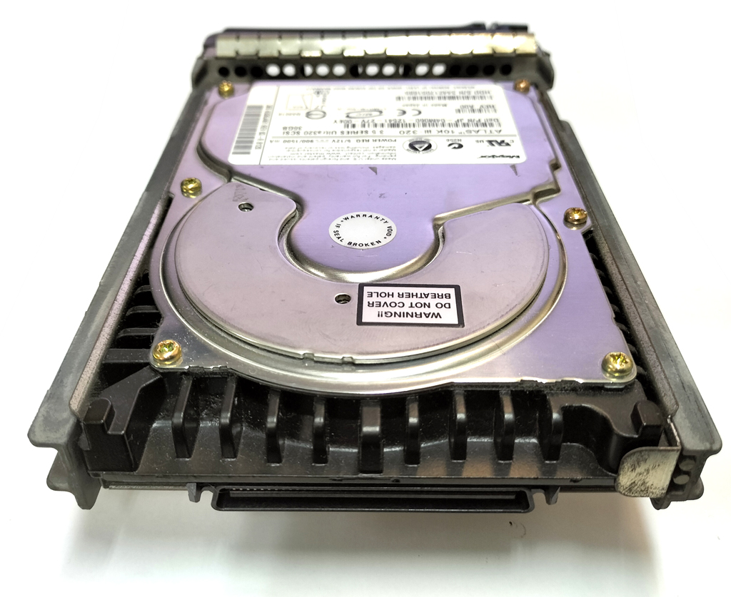 DELL 04M060 (Maxtor ATLAS 10KIII KU36J4) 36GB Ultra320 SCSI SCA 10krpm マウンタ付