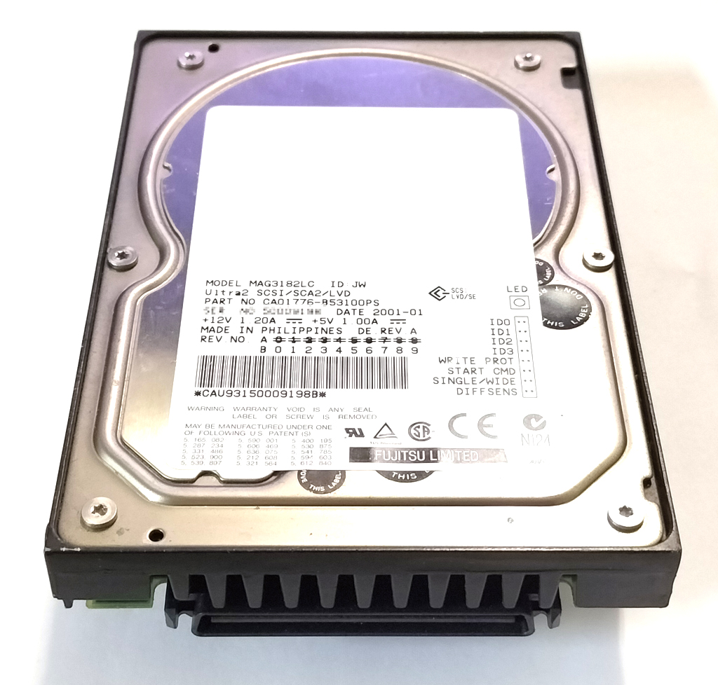 Fujitsu MAG3182LC Ultra2 SCSI SCA18.2GB 10000rpm