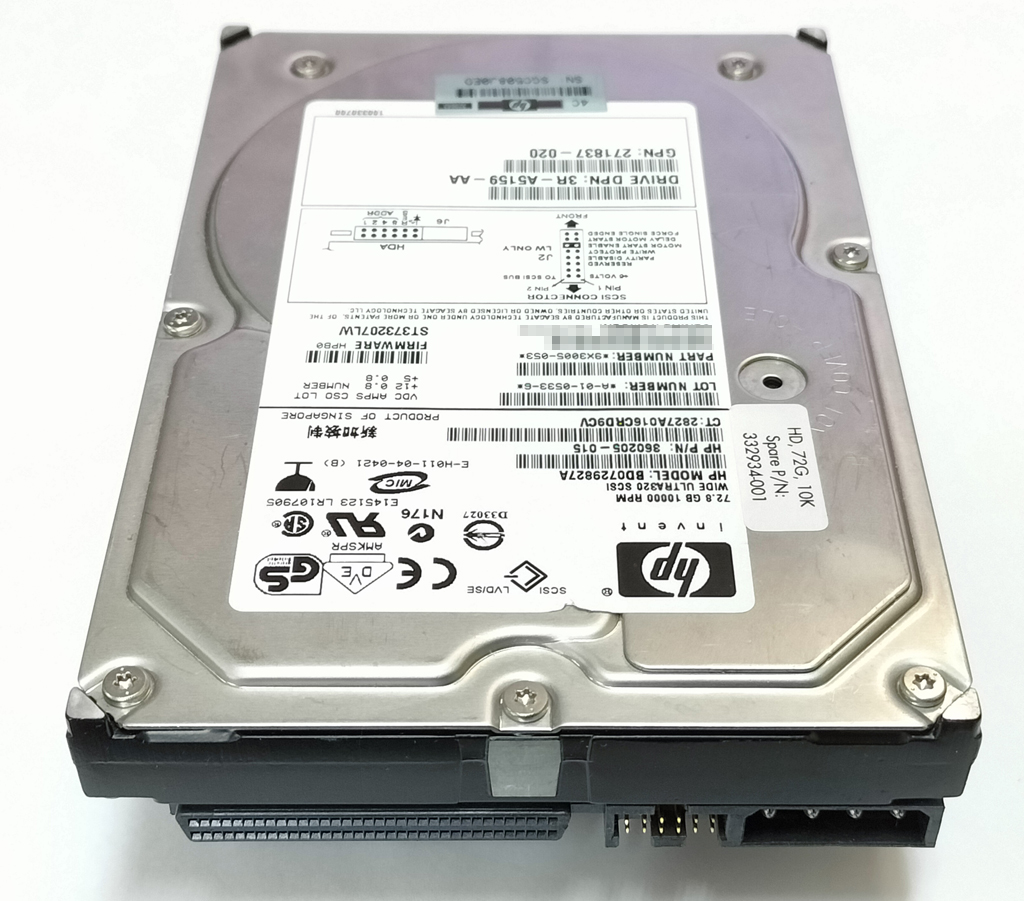 HP BD0729827A 360205-015 (Seagate ST373207LW) 73GB Ultra320 SCSI 68pin 10000rpm
