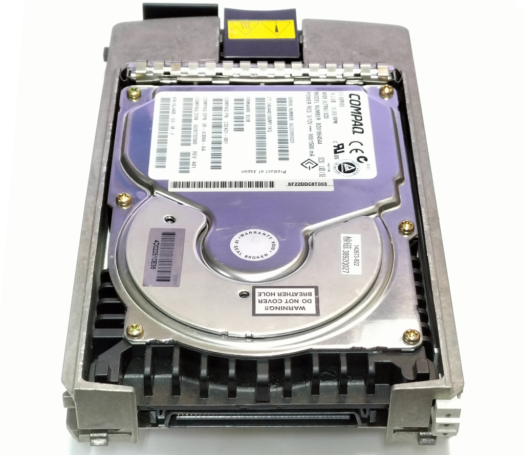 Compaq BD01864544 232431-001 142673-B22 18.2GB Wide ULTRA3 SCSI SCA 10000rpm