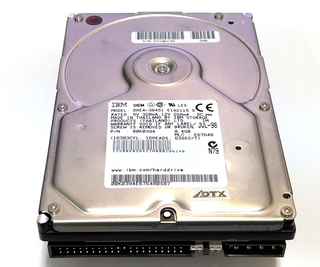 IBM DHEA-38451 8.4GB IDE 5400rpm 新品訳あり
