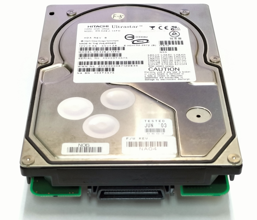 NetApp X274 108-00057+A1 (HITACHI DK32EJ-14FC) 146GB Fiber Channel 10000rpm