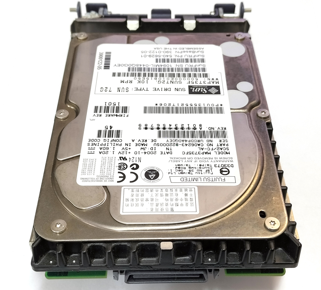 Sun 540-5629 390-0122 (Fujitsu MAP3735FC) 73.4GB FC-AL 10000rpm