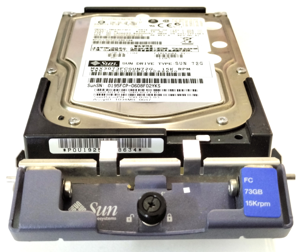 Sun 540-6571 390-0263(Fujitsu MAX3073FC) 73.4GB FC 15000rpm